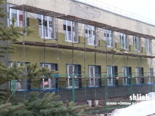 В средней школе №5 приступили к модернизации фасада