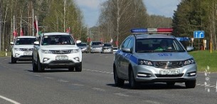 Автопробег «За единую Беларусь!» прошёл в Сморгони