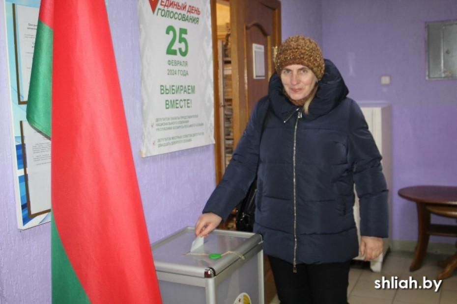 Сморгонцы активно участвуют в голосовании