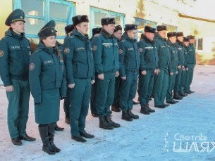 Спасатели Сморгонского райотдела МЧС празднуют профессиональный праздник